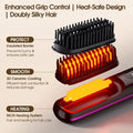 Havirexo Cordless Straightener Brush — Salon-Smooth Hair, Anywhere